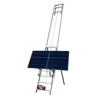 Treuil électrique à câble en acier de 4m à 22m pour panneaux solaires, levage de toiture, usage domestique, télécommande, capacité de charge de 200 à 300 kg