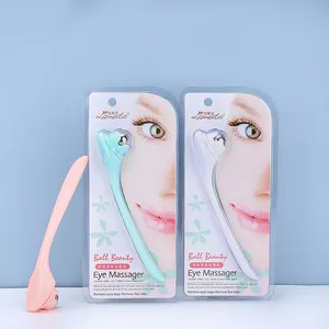 Portable Eye Massager Roller Stick Manuel Beauté Outils Eye PP Poignée En Acier Inoxydable Ball Rouleau De Massage Pour Les Yeux M1059