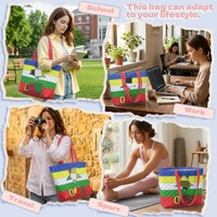 Sac fourre-tout matelassé en OES doux, grande capacité, avec broderie personnalisée, logo sur mesure pour sacs fourre-tout matelassés