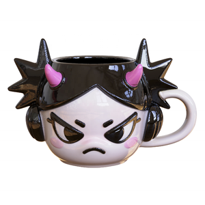 Bán buôn tùy chỉnh 3D thiết kế phim hoạt hình nhân vật drinkware khốc liệt phim hoạt hình cốc ma quỷ cô gái gốm <span class=keywords><strong>Mug</strong></span> với tai nghe cho cà phê & Quà Tặng - Product Image 1