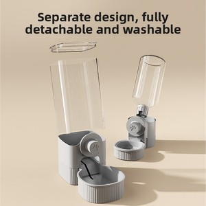 Dispensador Automático de Comida y Agua para Mascotas de Gran Capacidad, Moderno, Colgante, de Plástico Sólido, para Perros y Gatos, Uso en Interiores - Product Image 2