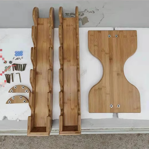 カスタムロゴA型木製ダンベルラックモダン耐久性フィットネス機器ボディービルホームジム収納 - Product Image 3