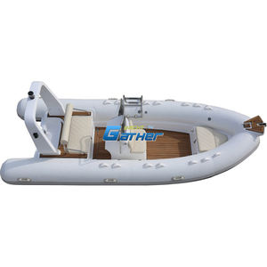 เรือลำ RIB500แข็งแบบเป่าลมพร้อมมอเตอร์ท้ายเรือเรือ17ft พีวีซี/ไฮพาล็อนสำหรับครอบครัวเล่นสกีน้ำ & ความบันเทิงในงานปาร์ตี้ - Product Image 4