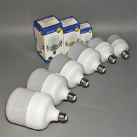 Bombilla LED Recargable Tipo T de Aluminio Fundido a Presión de 170-265 V, 30 W, 40 W, 50 W