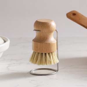 Plastic Free rubber wood and Sisal Dish <b>Brush</b> Dishes <b>Scrub</b> <b>Brush</b> for Dishes Pot Pans - Product Image 3