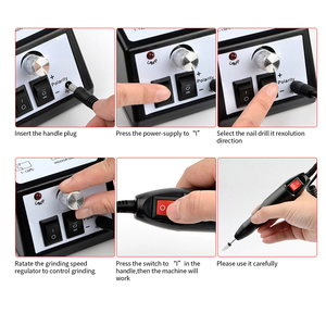 Taladro Eléctrico Profesional para <span class=keywords><strong>Uñas</strong></span> <span class=keywords><strong>de</strong></span> 20000 RPM, Kit <span class=keywords><strong>de</strong></span> Herramientas para Manicura y Pedicura, Lima Pulidora <span class=keywords><strong>de</strong></span> <span class=keywords><strong>Uñas</strong></span> - Product Image 3