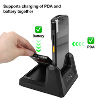 Escáner de código de barras Android 12 Pantalla de 5,7 "Computadora móvil industrial portátil Wi-Fi 4G LTE NFC Robusto PDA WMS Inventario
