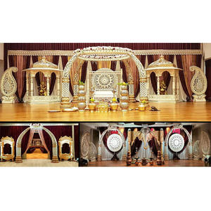 Dernière conception mariage éléphant Tusk Mandap hindou éléphant tronc pilier mariage Mandap exquis éléphant dents pilier Mandap - Product Image 1