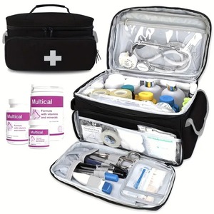 Pochette de rangement médicale étanche en gros, sac de premiers secours vide avec logo personnalisé pour hôpitaux et kits de sécurité professionnels - Product Image 3