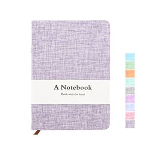 A6 Paper Planner Hardcover Customizable Composition 80 Leaves Journal PU Notebook for <b>Girls</b> - Product Image 2