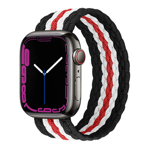 Montre connectée BOORUI à succès – Bracelet tressé étanche avec fermoir déployant simple 38mm 40mm 42mm <span class=keywords><strong>44mm</strong></span> - Product Image 3