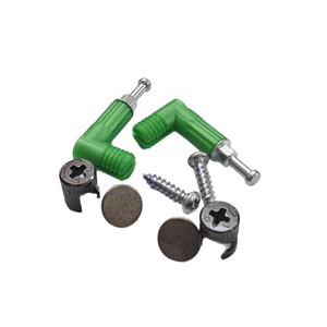 Connecteur d'angle Rongfengda 45 degrés trois-en-un pour panneaux de placard et quincaillerie de meubles - Product Image 5