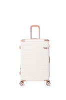 Maleta rígida con diseño de ondas elegante, en varios tamaños: 12, 14, mini para niños, 20 para cabina, 24 y 28 para equipaje de mano, ideal para tiendas de regalos.