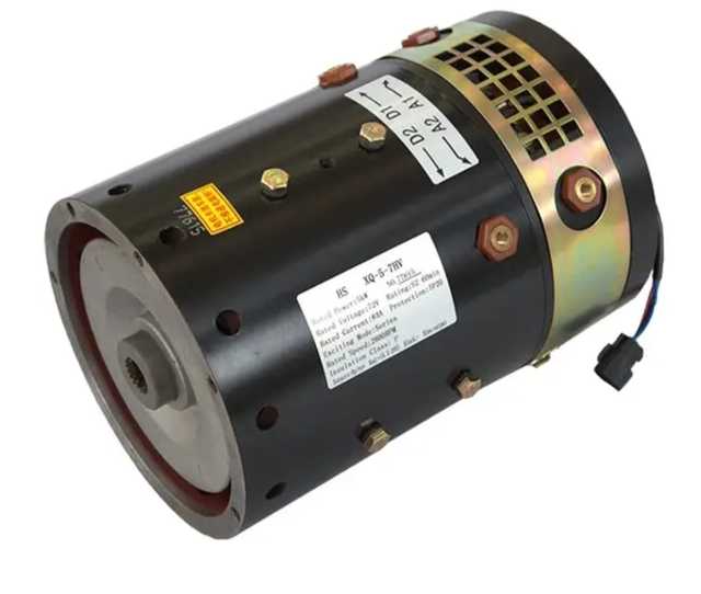 XQ-5-7HV DC Motor 72v 5000w Electric Golf Cart Motor HS XQ-5-7HV 72V 5kw for Club Car Marshell/lv-tong Golf Car