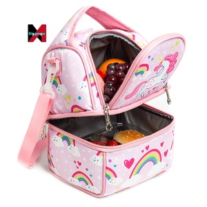 Vente en gros Sac à <span class=keywords><strong>lunch</strong></span> scolaire de grande capacité Sac à <span class=keywords><strong>lunch</strong></span> glacière pour enfants avec bretelles - Product Image 5
