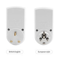 Enchufe Temporizador Digital Programable de Fábrica, Interruptor de Tiempo de 24H con Modo Automático/Manual para Electrodomésticos