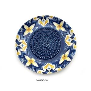 Assiette de présentation moderne en céramique écologique motif gingembre et ail pour la cuisine et la décoration intérieure - Product Image 2
