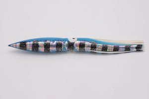 6 "9" Soft Bulb Shell Squid Hoochie Jupe Eau Salée Grand Jeu Pêche À La Traîne <span class=keywords><strong>Leurre</strong></span> Idéal pour Spreader <span class=keywords><strong>Bar</strong></span> et Daisy Chain - Product Image 5