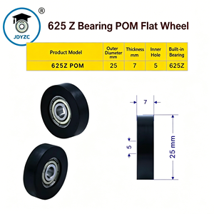 <span class=keywords><strong>Polea</strong></span> Plana Personalizable OEM para Puertas y Ventanas POK 625 26X8mm de Alta Capacidad de Carga - Product Image 5
