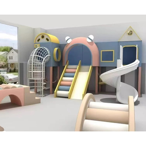 Attrezzature da parco giochi al coperto per bambini morbidi espandibili per bambini con tappetini da trampolino da favola per uso asili nido - Product Image 1