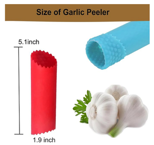 Set Sbucciatore d'Aglio 1 Pezzo in Silicone, Facile da Pulire, Utensile per Rimuovere la Buccia, Rullo Conservatore Pratico per Uso in <span class=keywords><strong>Cucina</strong></span> - Product Image 2