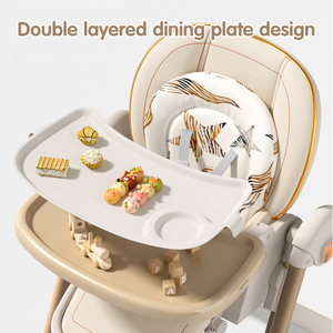Silla Columpio Plegable para Comer, Silla Mecedora, Silla Alta Multifuncional Portátil para Bebés, para el Hogar y la Comida - Product Image 2