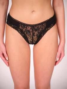 Braguitas de Bikini de Encaje para Mujer, Cintura Media, Ropa Interior de Algodón Suave y Transpirable, Bragas de Encaje Sexys sin Costuras, Cómodas para Uso Diario - Product Image 2