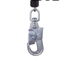 Ligne de protection antichute à enroulement automatique JODAH AN18020T 20 mètres, équipement de sécurité robuste à rétraction rapide - Product Image 1