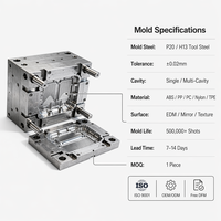 Service de moulage par injection ABS OEM BOCP, outillage de moule plastique de précision personnalisé, usinage CNC, usine de pièces industrielles