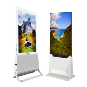 Double Sided cảm ứng kiosk 4k Totem <span class=keywords><strong>LCD</strong></span> kỹ thuật số biển quảng cáo Màn hình kép trong nhà tầng thường vụ hiển thị - Product Image 1