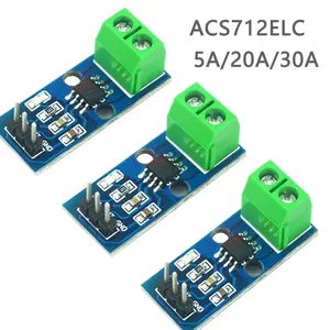 Lot Acs712 Hal Huidige Sensor Module 5a 20a 30a Acs712elc Range Hal Huidige Sensor Modules Voor Arduino