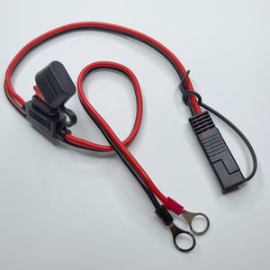 Câble de charge de batterie de moto SAE, faisceau de câbles 14AWG en cuivre avec isolation en PVC, borne à joint torique pour station d'alimentation automobile et utilisation marine - Product Image 4