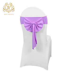 Couverture <span class=keywords><strong>de</strong></span> <span class=keywords><strong>chaise</strong></span> en polyester à sangle élastique Offre Spéciale avec nœuds papillon pour les décorations <span class=keywords><strong>de</strong></span> <span class=keywords><strong>chaise</strong></span> <span class=keywords><strong>de</strong></span> <span class=keywords><strong>mariage</strong></span> <span class=keywords><strong>de</strong></span> banquet <span class=keywords><strong>de</strong></span> fête d'hôtel en gros - Product Image 5