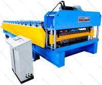 Machine de formage de rouleaux à double couche, feuille de toiture en acier ondulé