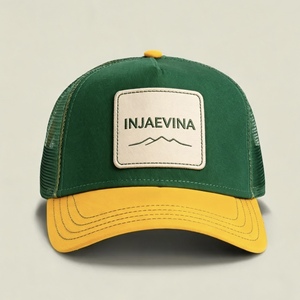 Custom Logo Unisex Adjustable Snapback Trucker <b>Cap</b>-Canvas Fabric Summer Outdoor Sports <b>Hat</b> - Product Image 1