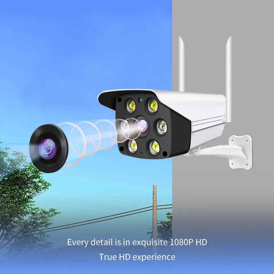 Ip66 Waterdicht 3mp Bullet Surveillance Smart Draadloze Outdoor Nachtzicht Wifi Camera Beveiliging Bullet Camera