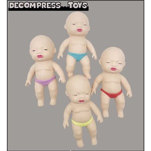 TPR Classic Fun Soft <b>Vent</b> Slow Rebound Baby Squeeze Toy White <b>Black</b> Sand Colors Decompression Toy for Kids Made of Plastic - Product Image 4