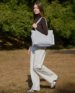 Lightweight Puffy Work Handbag Teacher Nurse Quilted Shoulder Shopping Bag for School Travel Gym - Product Image 6