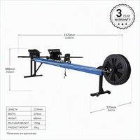 Máquina de Remo Ergométrica de Hierro para Interiores, en Oferta, para Uso Comercial/Gimnasio