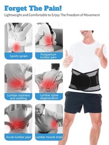 Faja Lumbar de Soporte para la Espalda Baja, Cómoda, Ajustable, con Soporte Extraíble, Compresión y Masaje, para Hombres y Mujeres, para Aliviar el <span class=keywords><strong>Dolor</strong></span> Deportivo - Product Image 6
