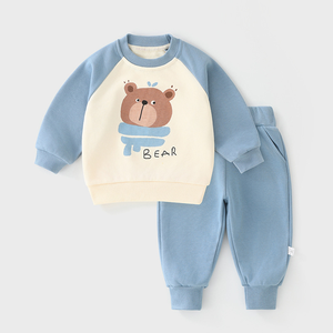 Conjunto de Suéter de Invierno para Niños, Venta al por Mayor de Fábrica, Nuevo Conjunto de Sudadera con Capucha y Pantalones para Niños 2025, Conjuntos de <span class=keywords><strong>Ropa</strong></span> para Niños y Niñas Más Vendidos - Product Image 1