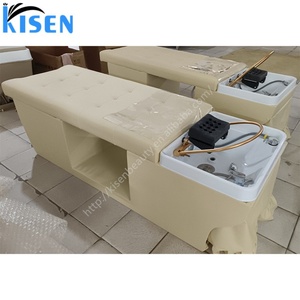 Table de Traitement Japonaise Professionnelle Kisen pour Lavage Capillaire, Thérapie Aquatique, Massage et Spa de la Tête - Product Image 2