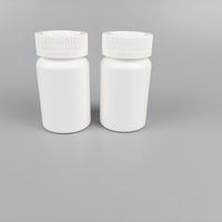 Flacon rond en HDPE blanc de 120 ml ODM pour vitamine C et comprimés en capsule avec CRC