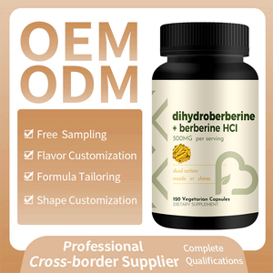OEM özel etiket 120-kapsül 500mg Berberine HCL özü Vegan diyet takviyesi bağışıklık desteği 2 kapsül/gün toptan - Product Image 2