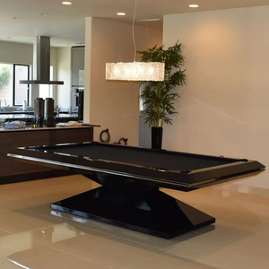 Nhà máy trực tiếp cao cấp tùy chỉnh sang trọng American 9-Ball bảng hồ bơi, 7/8/9ft bàn bi-a với chân gỗ rắn, đầu một Slate - Product Image 4