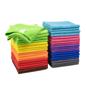 Microfiber Dishcloth 25x25cm 30x30cm 32x32cm 40x40cm 30x70cm Solid Color <b>Absorbent</b> Degreasing Kitchen Car Cleaning <b>Cloth</b> - Product Image 1