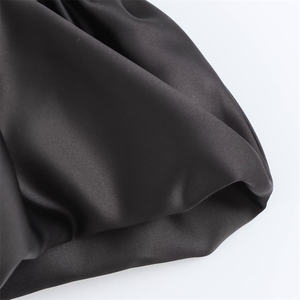 TAOP & ZA 여성 의류 2024 가을 새로운 작은 원피스 블랙 스트레이트 칼라 튜브 탑 짧은 원피스 9992185 - Product Image 5