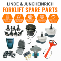 Pièces détachées pour chariots élévateurs Linde & Jungheinrich : joysticks, vannes, interrupteurs, pédales, poignées, qualité OEM, livraison rapide, plus de 30 000 en stock