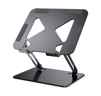 Support portable pliable pour ordinateur portable, réglable en hauteur, en acier carbone, pour Macbook/tablette