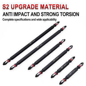 Jeu d'embouts de tournevis PH2 à double extrémité en acier allié S2, embouts magnétiques pour perceuse à percussion avec rainure pour peinture pour outils électriques - Product Image 6